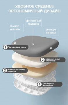 Кресло детское Everprof  Kids 103 Ткань Темно-Серый - 4